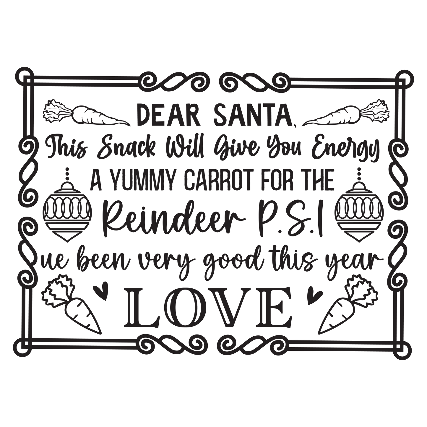 Snack For Santa Board