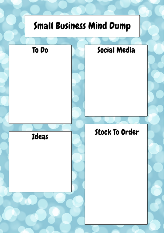 Small Business Dump- Blue Design